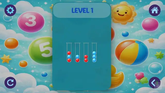 Ball Sort Game screenshot taken during our test