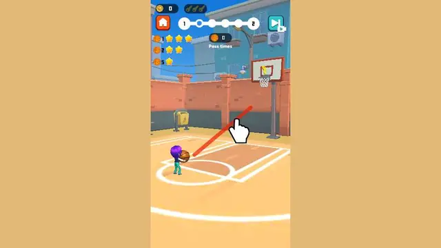 Bounce Dunk Frvr screenshot taken during our test