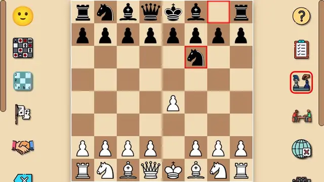 Classic chess screenshot taken during our test