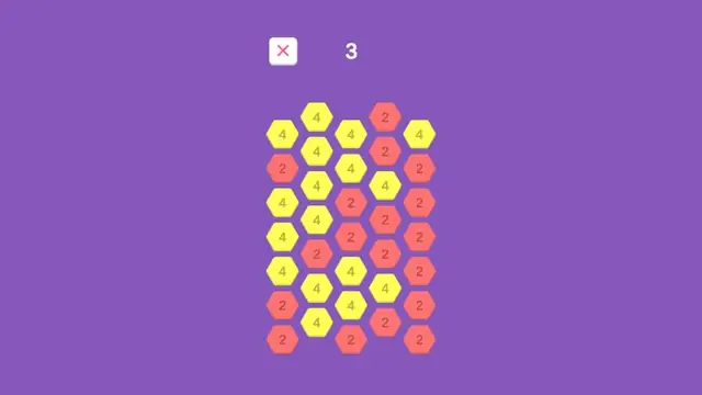 Hex Merge Puzzle screenshot taken during our test