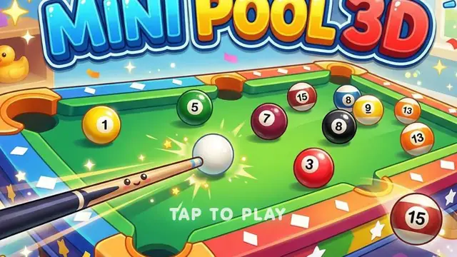 Mini Pool 3D screenshot taken during our test